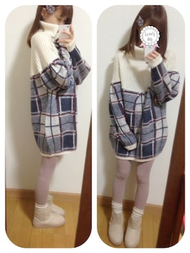 「Crisp」｜SEINA▼さん（レディース・153cm）の冬コーディネート