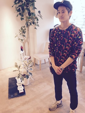 「MARNI（マルニ）のアイテム（パンツ）」を使った、斎藤　倫行さん（メンズ・170cm）の春コーディネート