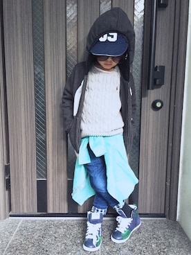 yuraさん(キッズ・100cm)の冬コーディネート