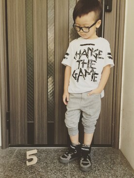 「DIESEL KIDS」｜yuraさん（キッズ・100cm）の夏コーディネート
