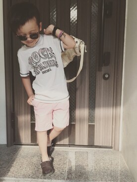 「DIESEL KIDS」｜yuraさん（キッズ・100cm）の夏コーディネート