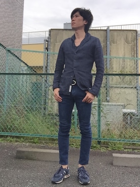 「Daniel & Bob（ダニエル&ボブ）のアイテム（ファッション雑貨）」を使った、u-skeさん（メンズ・170cm）の夏コーディネート