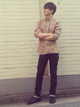 「ROGUE TERRITORY（ローグテリトリー）のアイテム（その他）」を使った、Sung-minさん（メンズ・176cm）の夏コーディネート