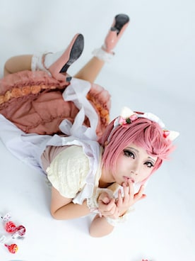 「axes femme（アクシーズファム）のアイテム（ヘアアクセサリー）」を使った、わぴさん（レディース・152cm）の夏コーディネート