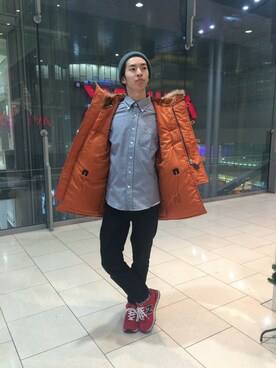 「あべのハルカス」｜「アイテム（ジャケット/アウター）」を使った、Pakkun14さん（メンズ・165cm）の冬コーディネート