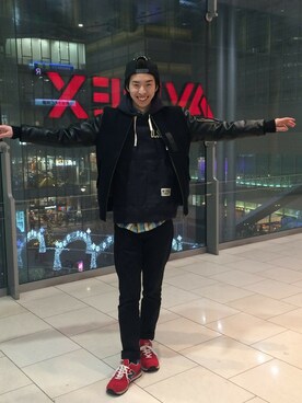 「あべのハルカス」｜「アイテム（ジャケット/アウター）」を使った、Pakkun14さん（メンズ・165cm）の冬コーディネート
