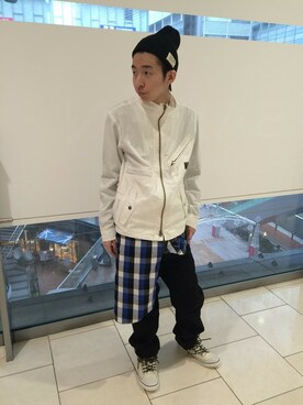 「あべのハルカス」｜Pakkun14さん（メンズ・165cm）の冬コーディネート
