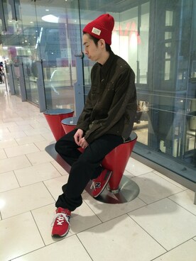 「あべのハルカス」｜Pakkun14さん（メンズ・165cm）の冬コーディネート