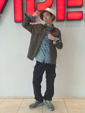 「あべのハルカス」｜Pakkun14さん（メンズ・165cm）の冬コーディネート
