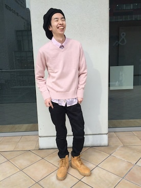 「あべのハルカス」｜Pakkun14さん（メンズ・165cm）の冬コーディネート