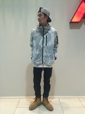 「あべのハルカス」｜Pakkun14さん（メンズ・165cm）の冬コーディネート