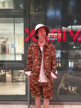 「あべのハルカス」｜「アイテム（ジャケット/アウター）」を使った、Pakkun14さん（メンズ・165cm）の春コーディネート