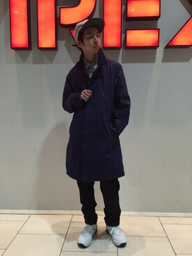 「TYPE BLUE（タイプブルー）のアイテム（シャツ/ブラウス）」を使った、Pakkun14さん（メンズ・165cm）の春コーディネート