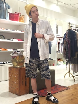 Pakkun14さん（メンズ・165cm）の春コーディネート