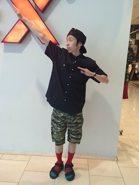 Pakkun14さん（メンズ・165cm）の夏コーディネート