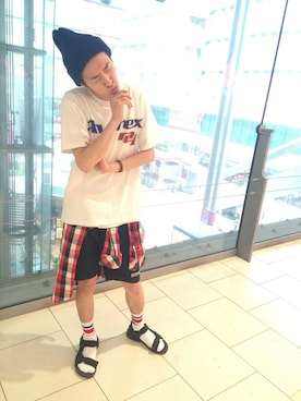 Pakkun14さん（メンズ・165cm）の夏コーディネート