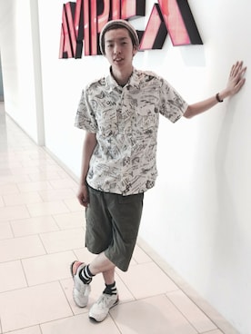 Pakkun14さん（メンズ・165cm）の夏コーディネート