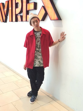 Pakkun14さん（メンズ・165cm）の夏コーディネート