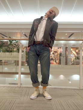 「西宮ガーデンズ」｜Pakkun14さん（メンズ・165cm）の冬コーディネート