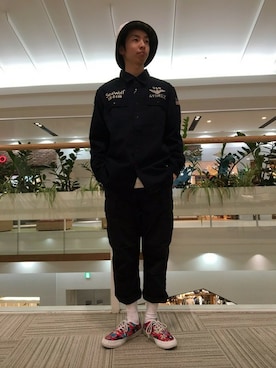 Pakkun14さん（メンズ・165cm）の春コーディネート