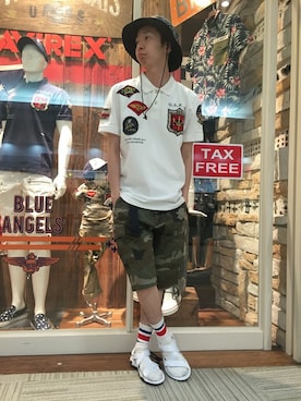 Pakkun14さん（メンズ・165cm）の夏コーディネート