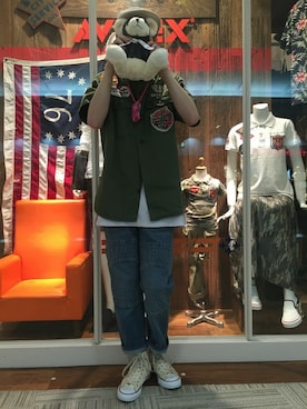 「TYPE BLUE（タイプブルー）のアイテム（パンツ）」を使った、Pakkun14さん（メンズ・165cm）の夏コーディネート