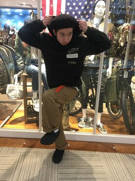 「ガチャベルト」｜Pakkun14さん（メンズ・165cm）の秋コーディネート