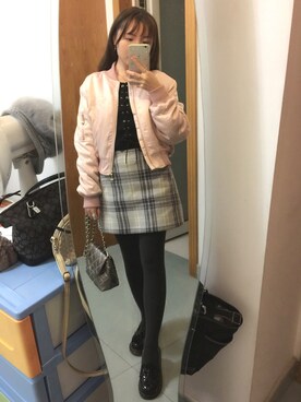 「アイテム（リング）」を使った、Elaine_YiLamさん（レディース・152cm・10代）の冬コーディネート