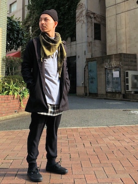 「アイテム（その他アウター）」を使った、初珠さん（メンズ・167cm・30代）の秋コーディネート