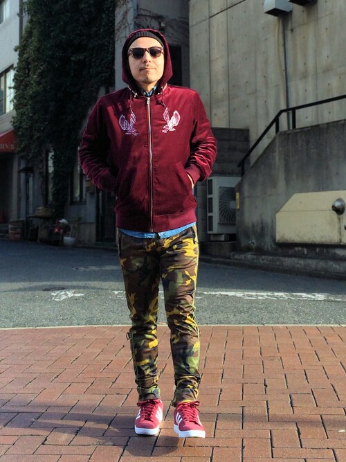 日本人気超絶の Supreme Velvet Hooded Bomber - スカジャン