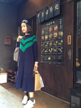 「zakka w（zakka w）のアイテム」を使った、KUOさん（レディース・160cm）の春コーディネート