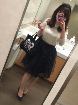 「Chesty（チェスティー）のアイテム（バッグ）」を使った、kaoririさん（レディース・154cm）の秋コーディネート