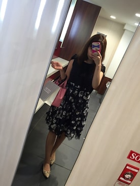「STRAWBERRY-FIELDS（ストロベリーフィールズ）のアイテム（その他シューズ）」を使った、kaoririさん（レディース・154cm）の秋コーディネート