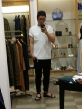 「REEF（リーフ）のアイテム（トップス）」を使った、taka1010🌈さん（メンズ・182cm）の夏コーディネート