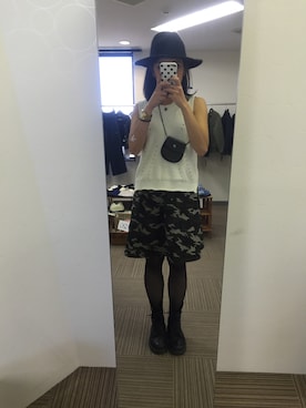 「Dr. Martens（ドクターマーチン）のアイテム（財布/小物）」を使った、MONさん（レディース・158cm）の秋コーディネート