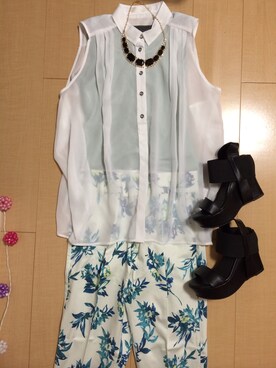 menmmerさん（レディース・158cm）の夏コーディネート