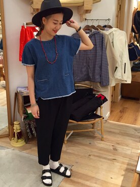 konomiさん（レディース・158cm）の夏コーディネート