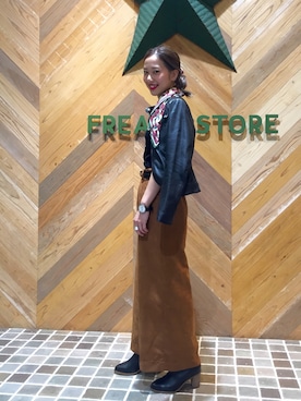 「rxmance（ロマンス）のアイテム」を使った、konomiさん（レディース・158cm）の秋コーディネート