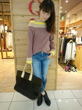 「金沢フォーラス」｜Q金沢フォーラス店さん（レディース・161cm）の秋コーディネート