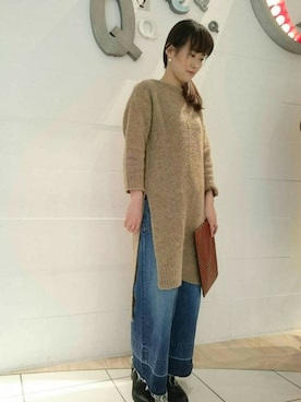 「金沢フォーラス」｜Q金沢フォーラス店さん（レディース・161cm）の冬コーディネート