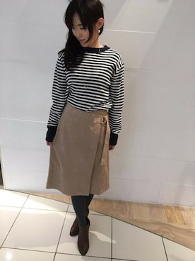 「金沢フォーラス」｜Q金沢フォーラス店さん（レディース・161cm）の冬コーディネート