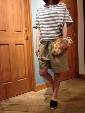 「Larone（ラロネ）のアイテム」を使った、WORDSBYwearさん（レディース・158cm）の春コーディネート