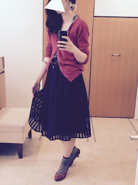 「VINTAGE（ヴィンテージ）のアイテム（ピアス（片耳用））」を使った、かずしおさん（レディース・166cm）の夏コーディネート