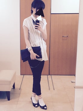 「Cou Cou!（クゥクゥ）のアイテム」を使った、かずしおさん（レディース・166cm）の夏コーディネート