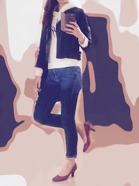 「tap roots（タップルーツ）のアイテム」を使った、かずしおさん（レディース・166cm）の冬コーディネート