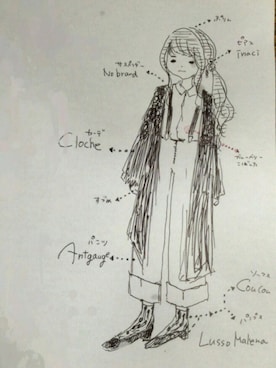 「inaciのアイテム（ピアス（片耳用）、シルバー系）」を使った、かずしおさん（レディース・166cm）の冬コーディネート