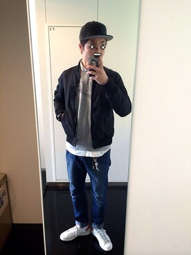 ヨウ スズキさん（メンズ・179cm）の冬コーディネート