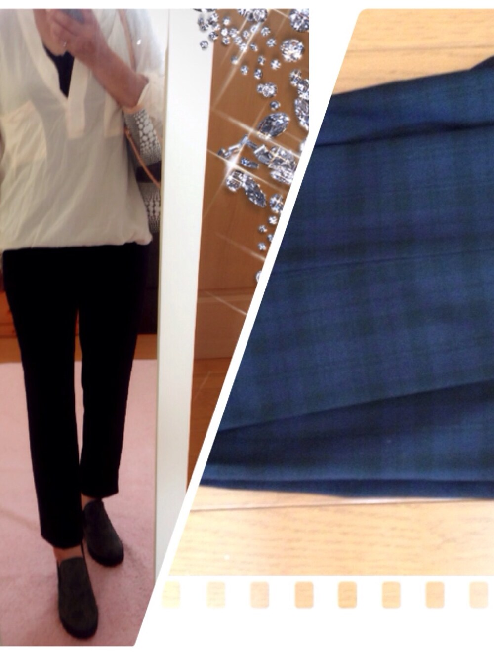 「UNIQLO」｜「UNIQLOのアイテム（その他パンツ、その他）」を使った、游子さん（レディース・156cm）の秋コーディネートの1枚目の写真