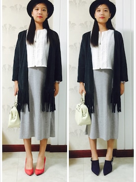 「ONLY NY（オンリーニューヨーク）のアイテム（ジャケット/アウター）」を使った、Brony糖糖さん（レディース・167cm）の秋コーディネート