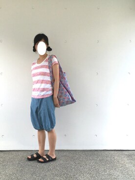 「fafa（フェフェ）のアイテム」を使った、imaさん（レディース・157cm）の夏コーディネート